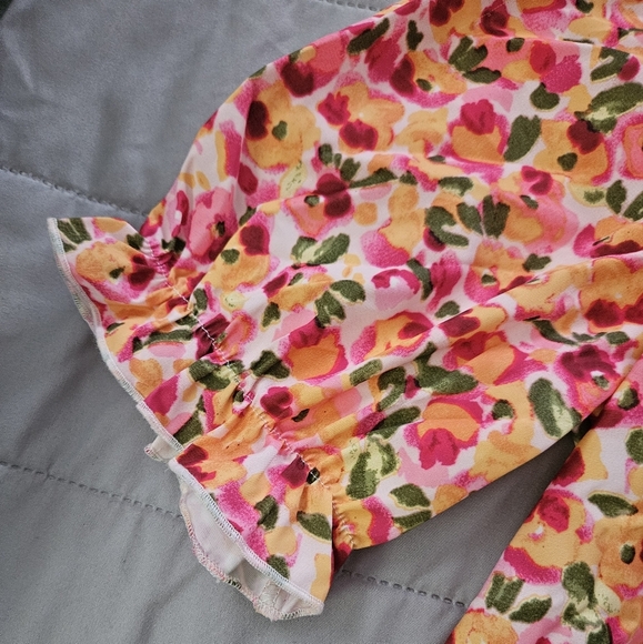 Dirass Colorful Floral Shirt. Size L - Picture 3 of 6